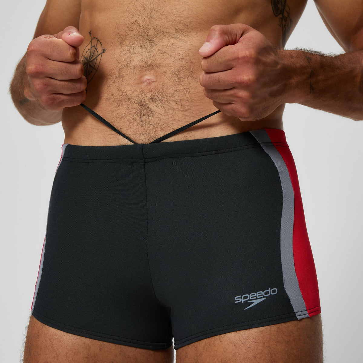 Speedo Splice Aquashorts Black/Red