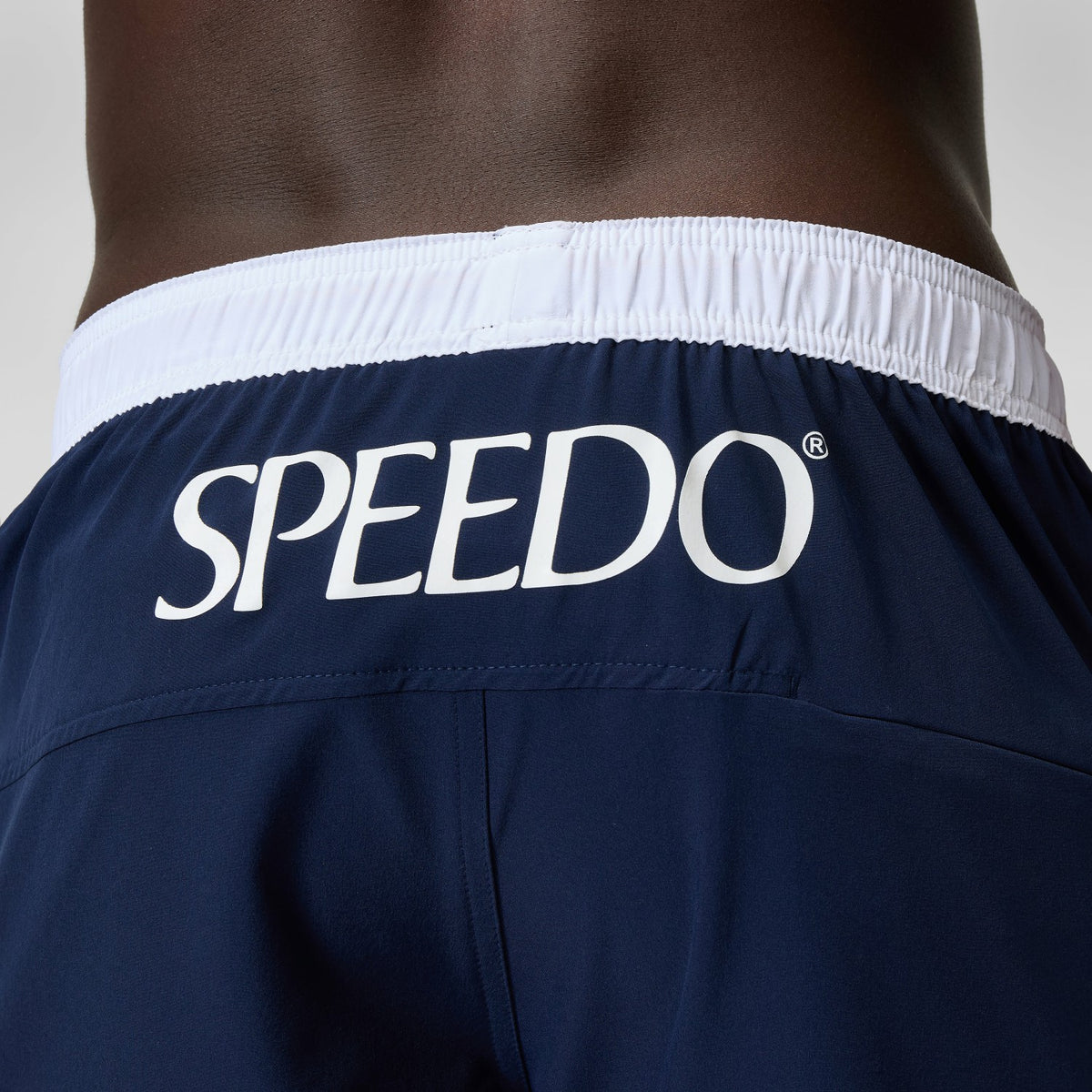 Speedo Jetstream Retro Logo Volley Swim Shorts Navy/White