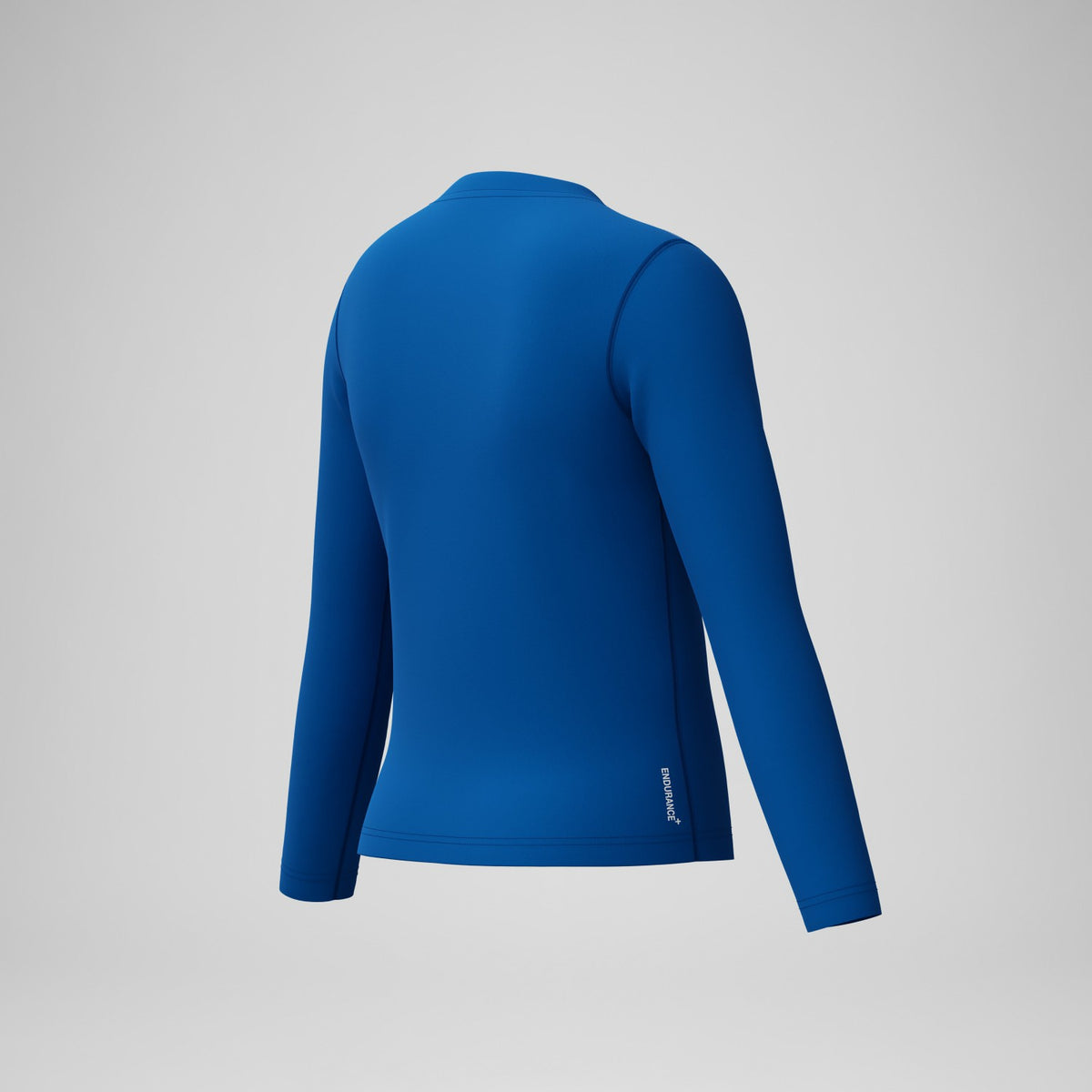 Speedo Junior Classic Logo Long Sleeve Rashguard Blue