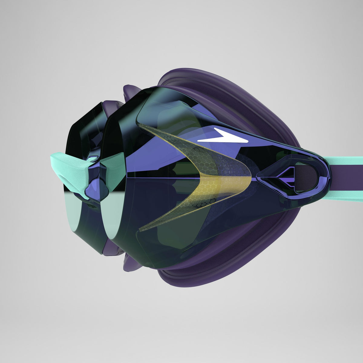 Speedo Vanquisher 3.0 Mirror Goggles Purple/Green