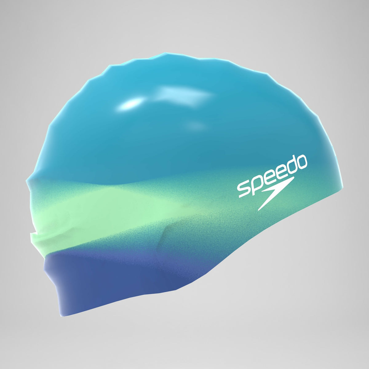 Speedo Adult Multi Colour Silicone Cap Blue