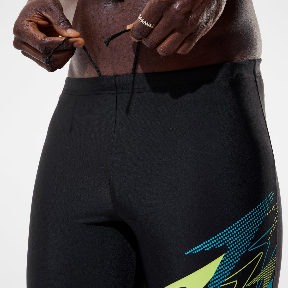 Speedo Medley Logo Jammer Black/Green