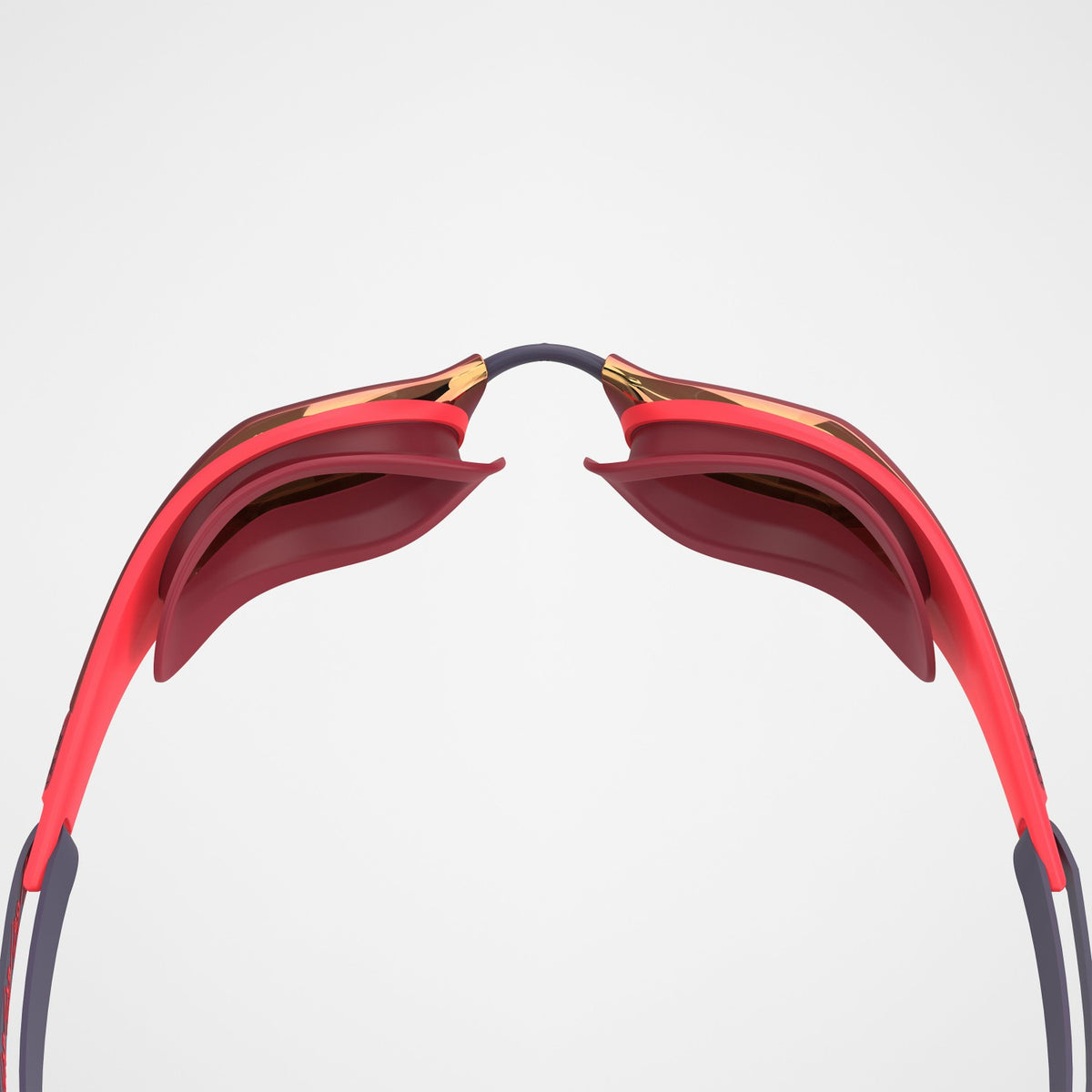 Speedo Adult Fastskin Pure Focus Mirror Goggles Red