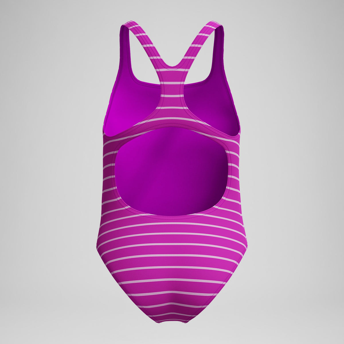 Speedo Girls' Printed Medalist Swimsuit Pink