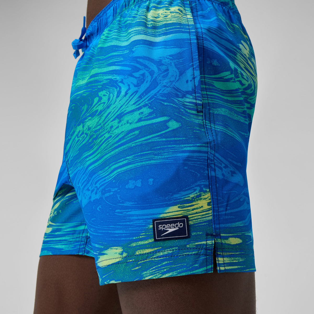 Speedo Redondo Edge Printed Swim Shorts Blue/Green