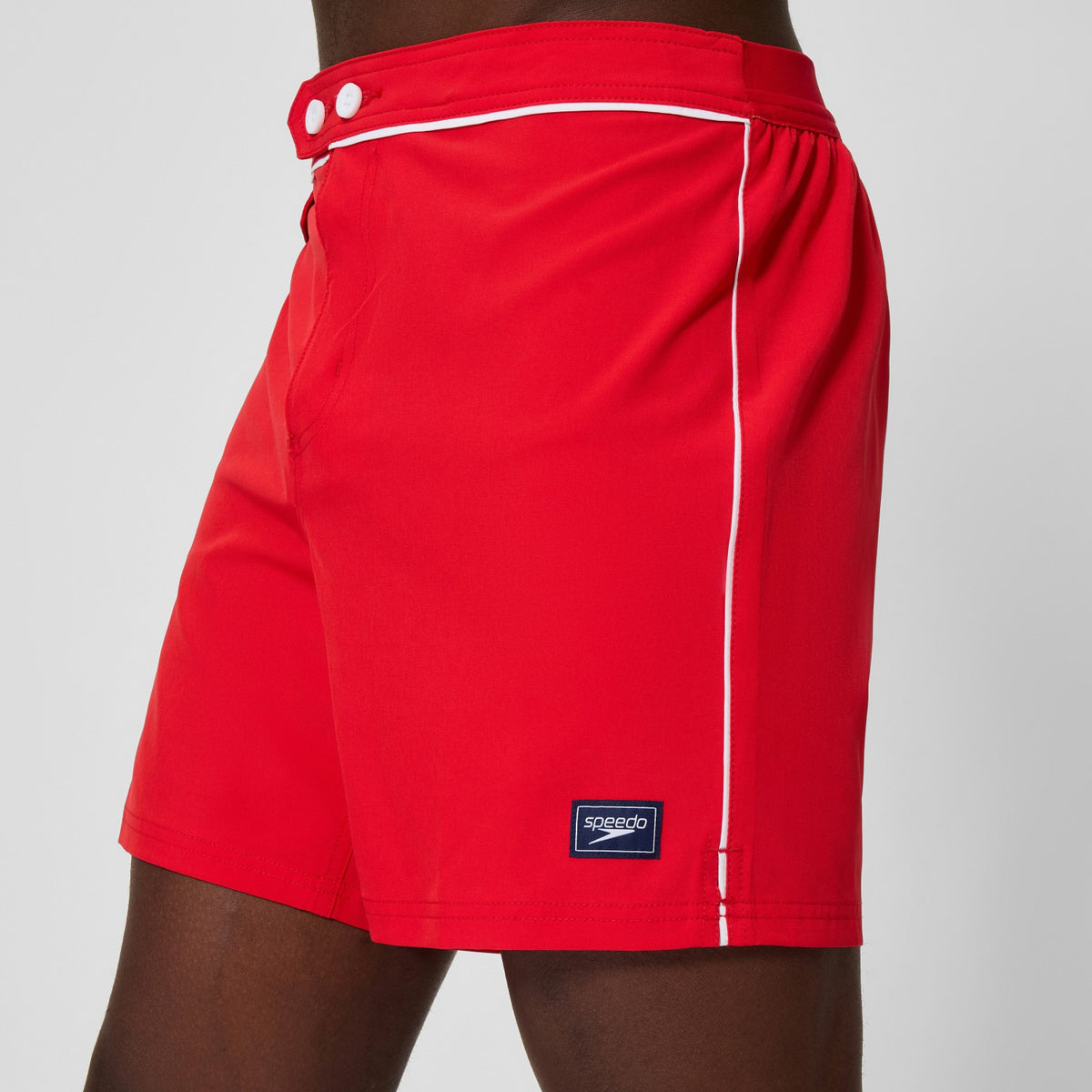 Speedo Jetstream Solid Swim Shorts Red