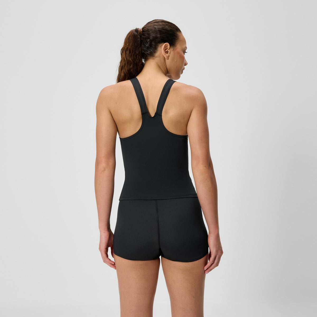 Speedo Hyperboom Splice Tankini Set Black/Pink