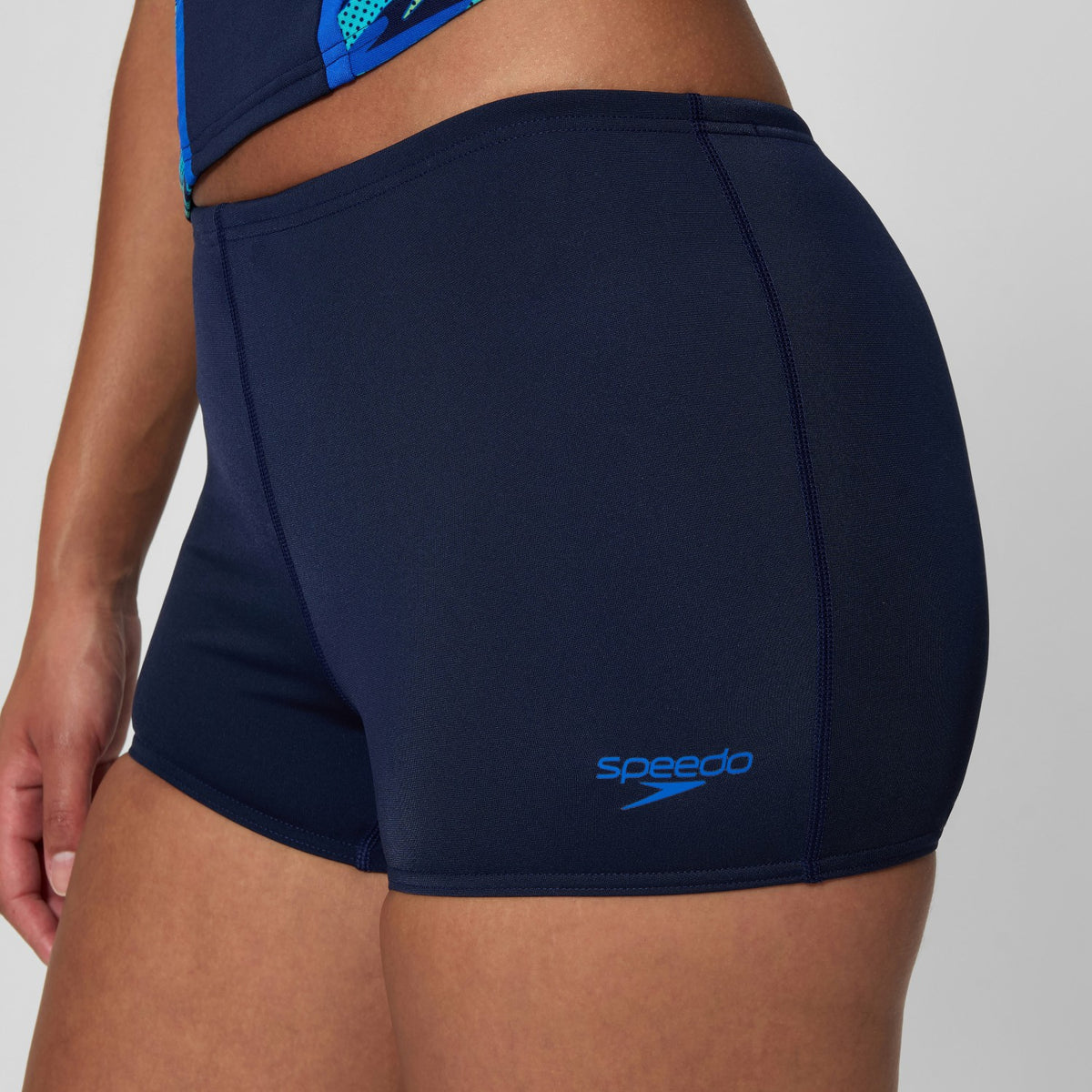 Speedo Hyperboom Splice Tankini Set Navy/Green