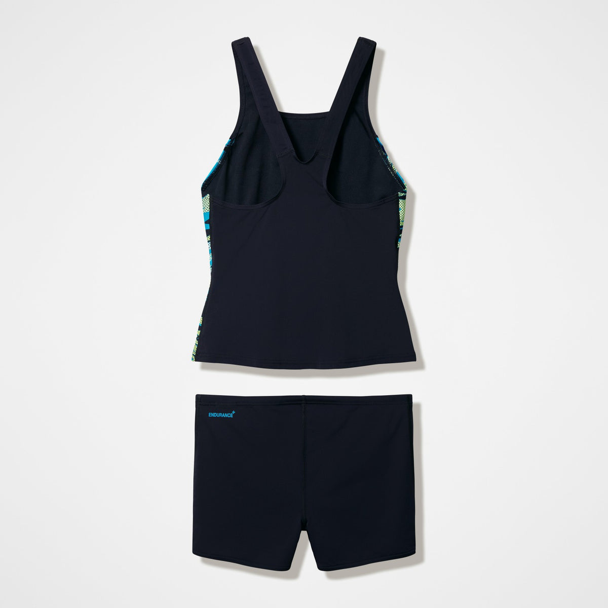 Speedo Hyperboom Splice Tankini Set Black/Turquoise