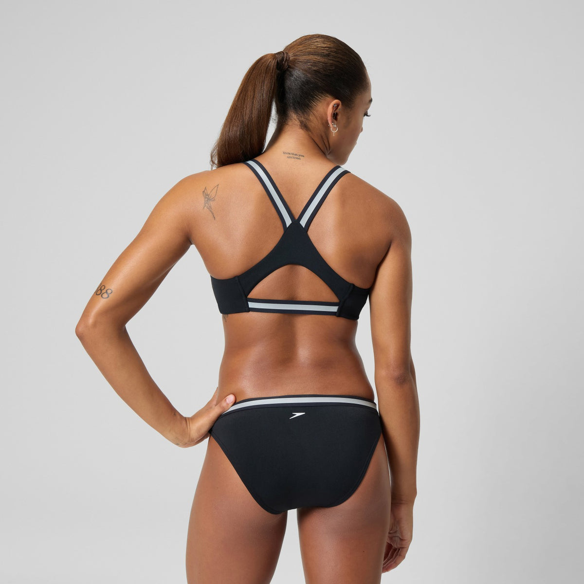 Speedo Vanquisher Collection Two Piece Set Black/Grey