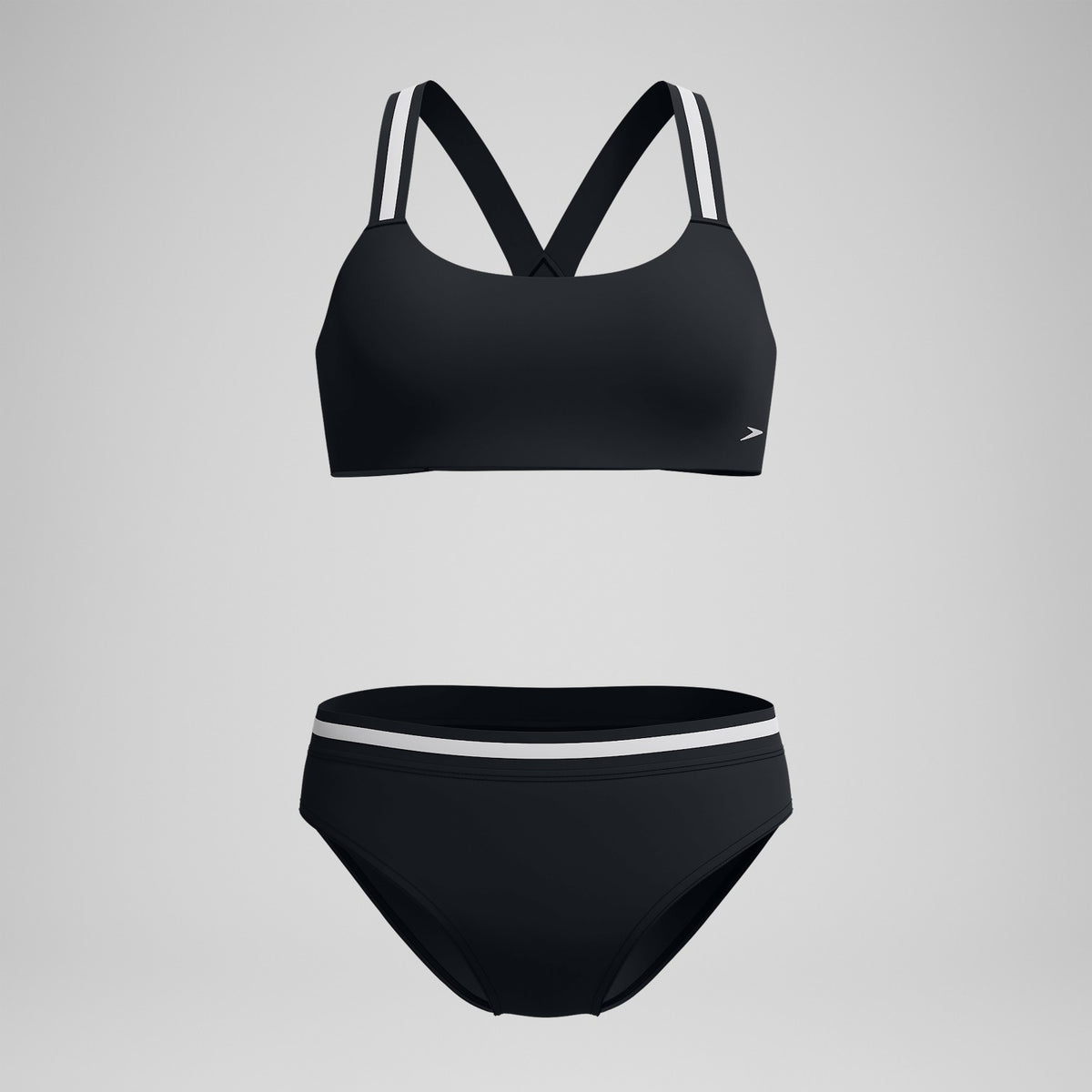 Speedo Vanquisher Collection Two Piece Set Black/Grey