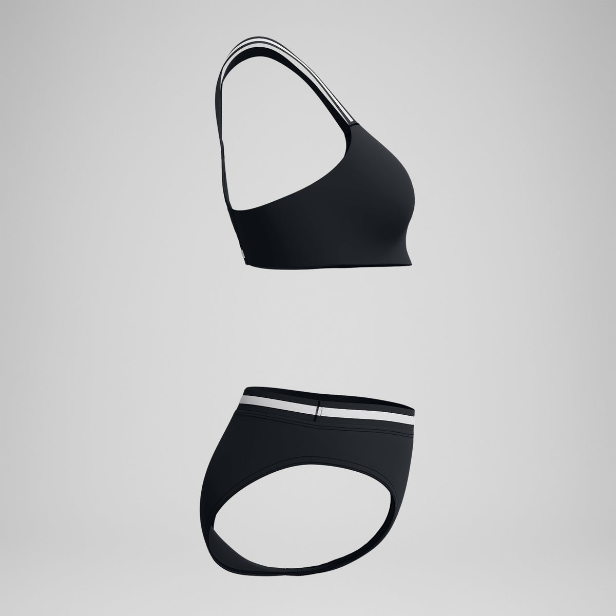 Speedo Vanquisher Collection Two Piece Set Black/Grey