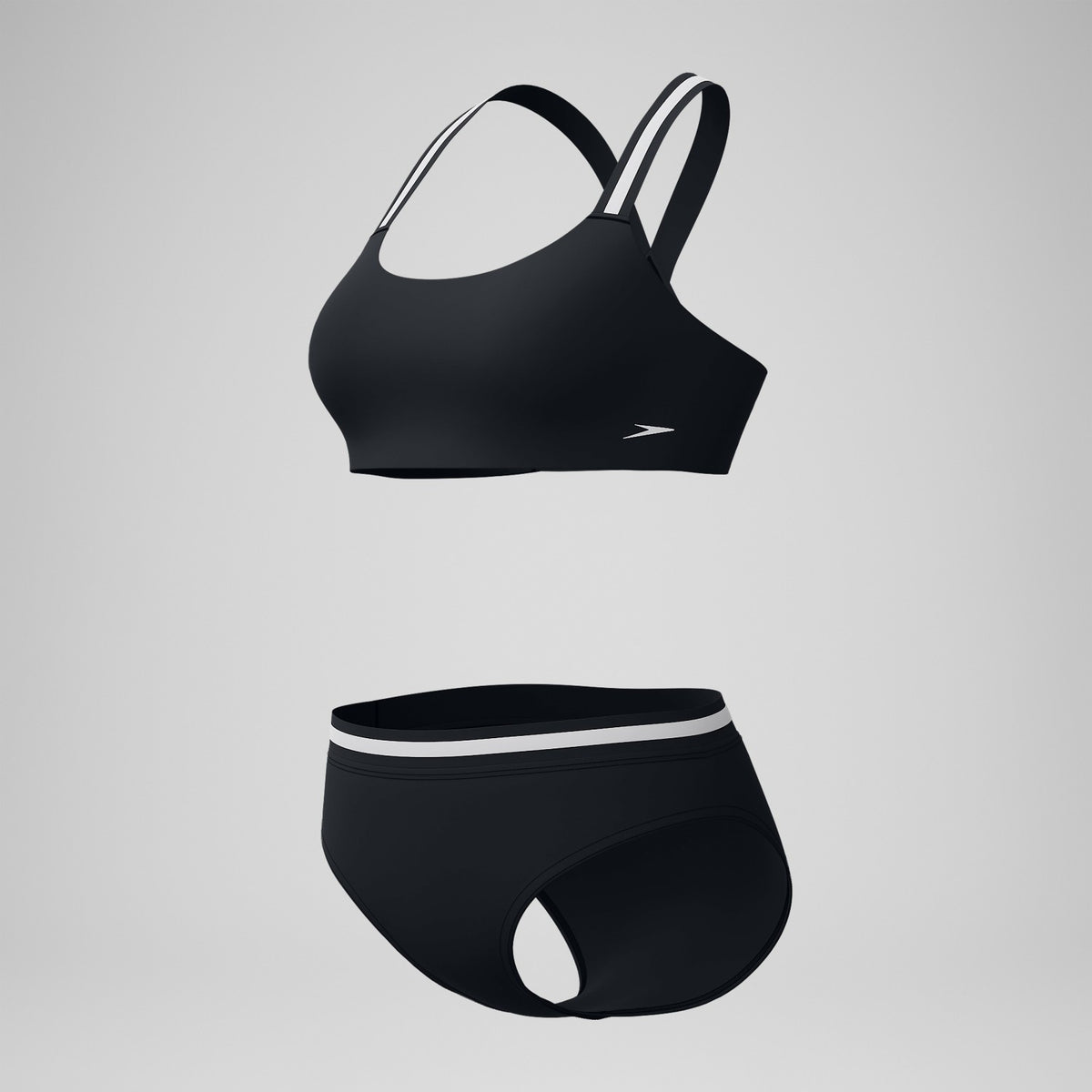Speedo Vanquisher Collection Two Piece Set Black/Grey
