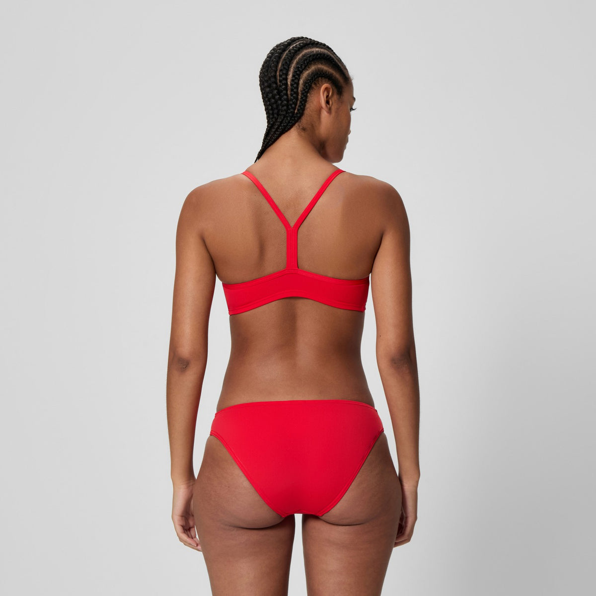 Speedo Endurance+ Logo Thinstrap Bikini Set Red
