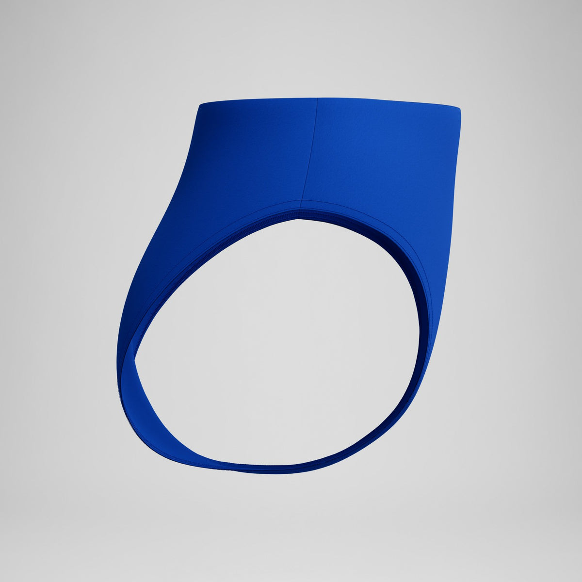 Speedo Solid Cheeky High Waist Bottoms Blue