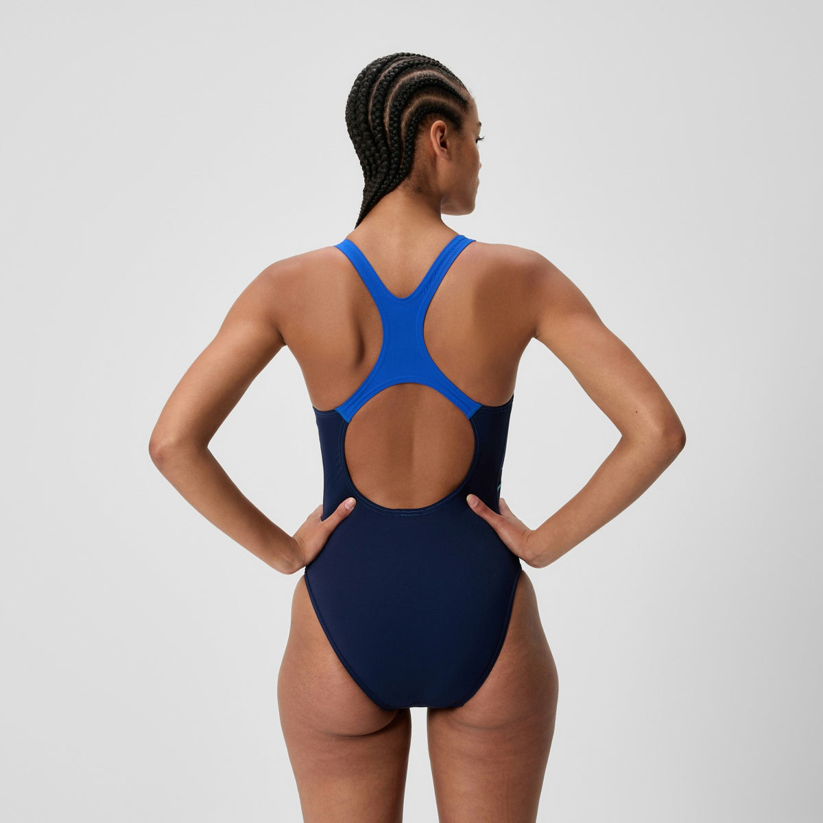 Speedo Medley Logo Medalist Swimsuit Navy/Blue