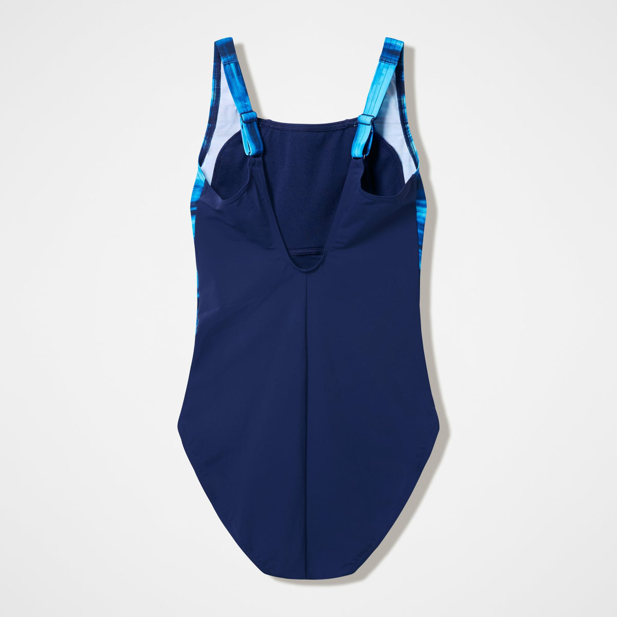 Speedo Luna Lustre Printed Swimsuit Navy