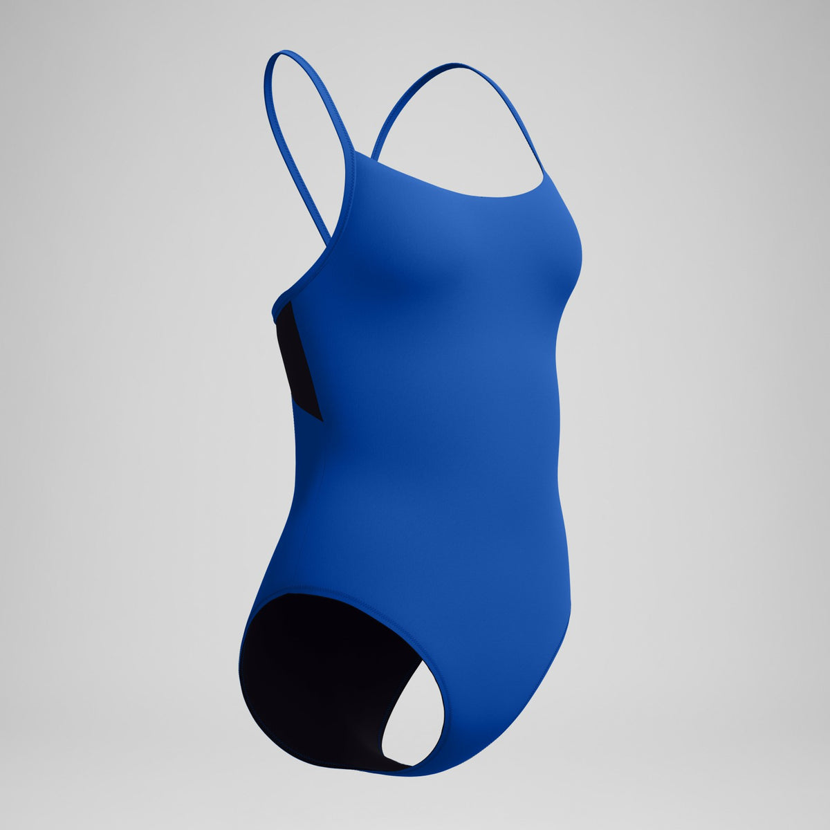 Speedo Solid Racerback Swimsuit Navy