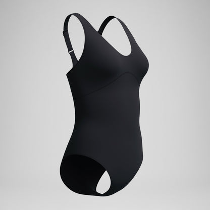 Speedo Sculpture Butterfly Back Swimsuit Black