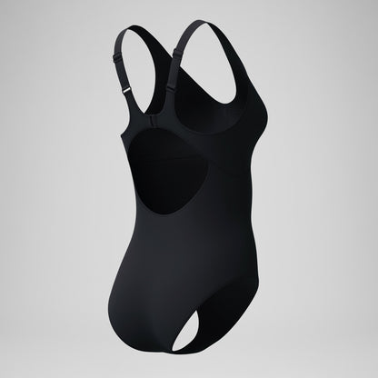 Speedo Sculpture Butterfly Back Swimsuit Black