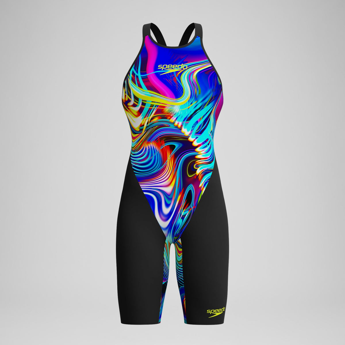 Speedo Fastskin LZR Pure Valor 2.0 Openback Kneeskin Black/Red