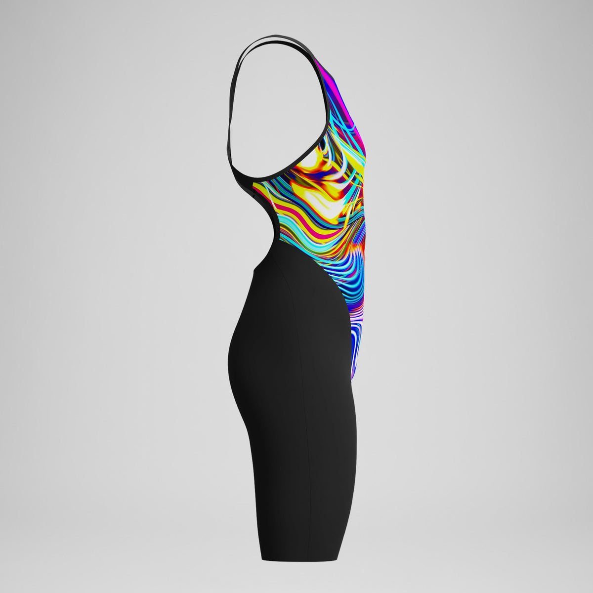 Speedo Fastskin LZR Pure Valor 2.0 Openback Kneeskin Black/Red
