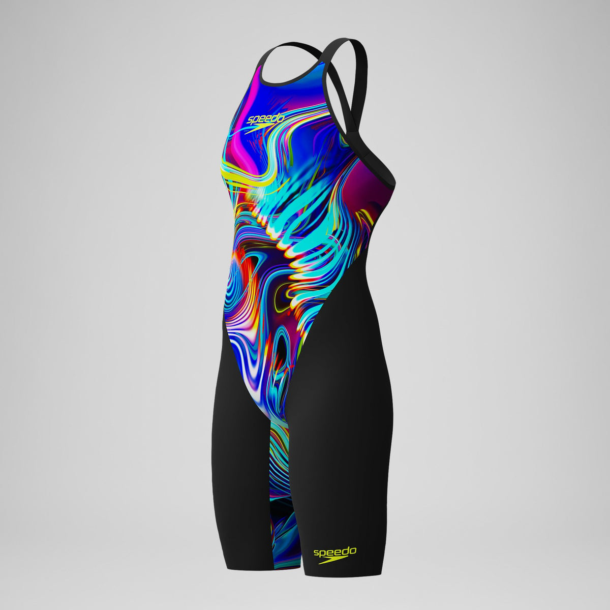 Speedo Fastskin LZR Pure Valor 2.0 Openback Kneeskin Black/Red