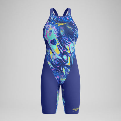 Speedo Fastskin LZR Pure Valor 2.0 Openback Kneeskin Blue/Navy