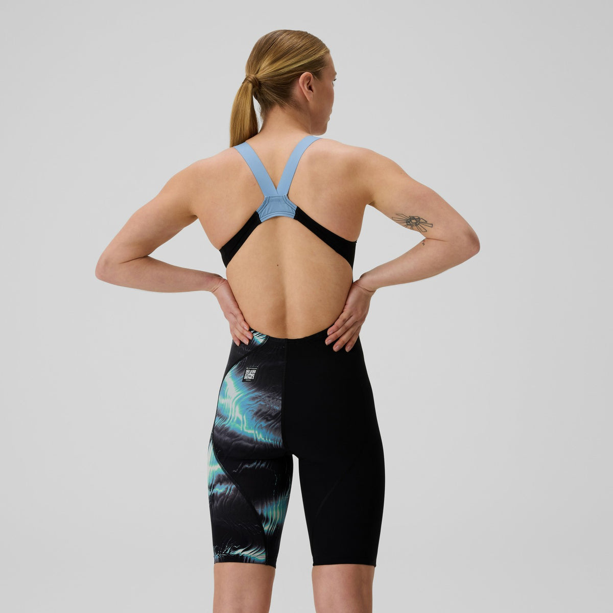 Speedo Fastskin LZR Ignite Kneeskin Black/Grey