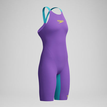 Speedo Fastskin LZR Pure Valor 2.0 Openback Kneeskin Purple/Blue