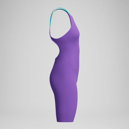 Speedo Fastskin LZR Pure Valor 2.0 Openback Kneeskin Purple/Blue