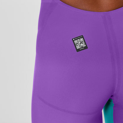 Speedo Fastskin LZR Pure Valor 2.0 Openback Kneeskin Purple/Blue