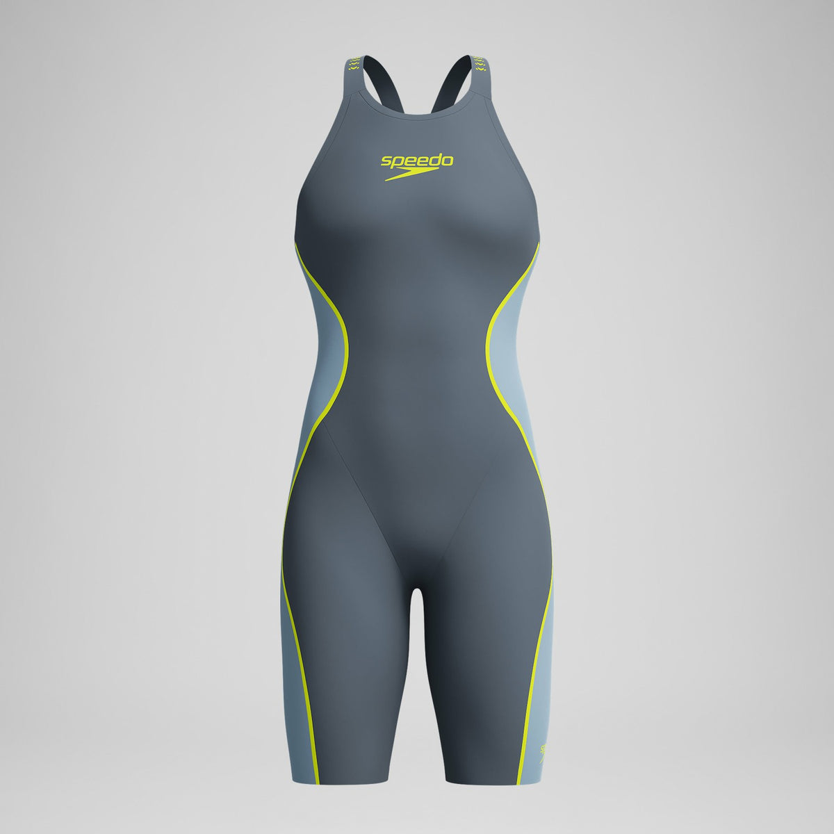 Speedo Fastskin LZR Pure Intent 2.0 Openback Kneeskin Grey/Blue
