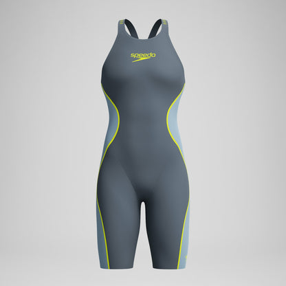 Speedo Fastskin LZR Pure Intent 2.0 Openback Kneeskin Grey/Blue