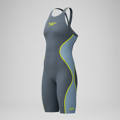 Speedo Fastskin LZR Pure Intent 2.0 Openback Kneeskin Grey/Blue