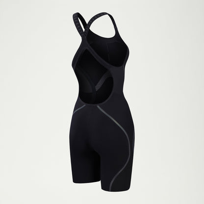Speedo Fastskin LZR Pure Intent 2.0 Openback Kneeskin Black/Iridescen
