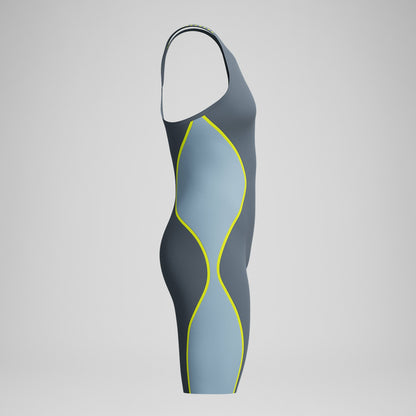 Speedo Fastskin LZR Pure Intent 2.0 Closedback Kneeskin Grey/Blue