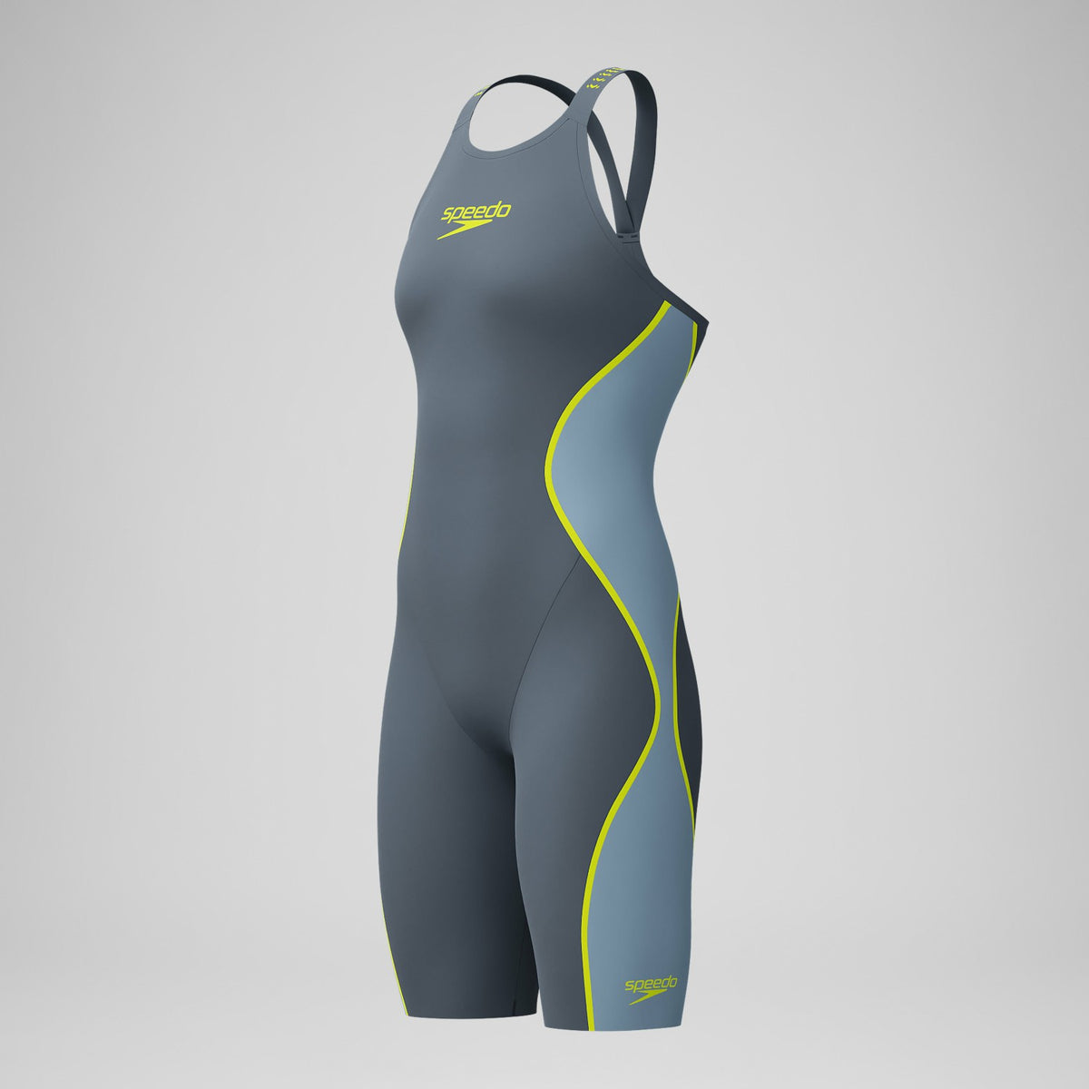 Speedo Fastskin LZR Pure Intent 2.0 Closedback Kneeskin Grey/Blue