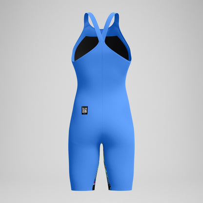 Speedo Fastskin LZR Pure Valor 2.0 Closedback Kneeskin Blue/Pink