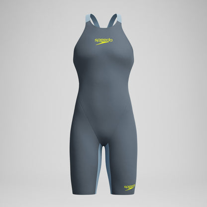 Speedo Fastskin LZR Pure Valor 2.0 Openback Kneeskin Grey/Blue