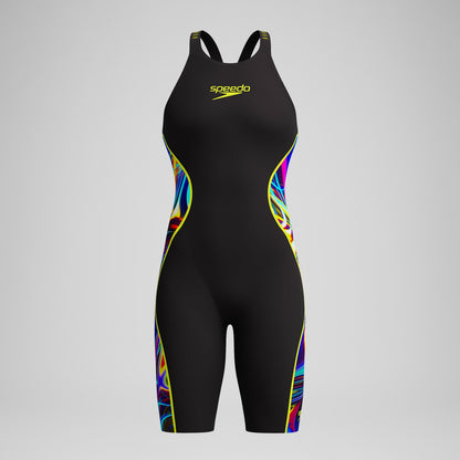 Speedo Fastskin LZR Pure Intent 2.0 Openback Kneeskin Black/Yellow