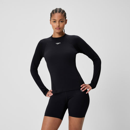 Speedo Endurance+ Long Sleeve Rashguard Black