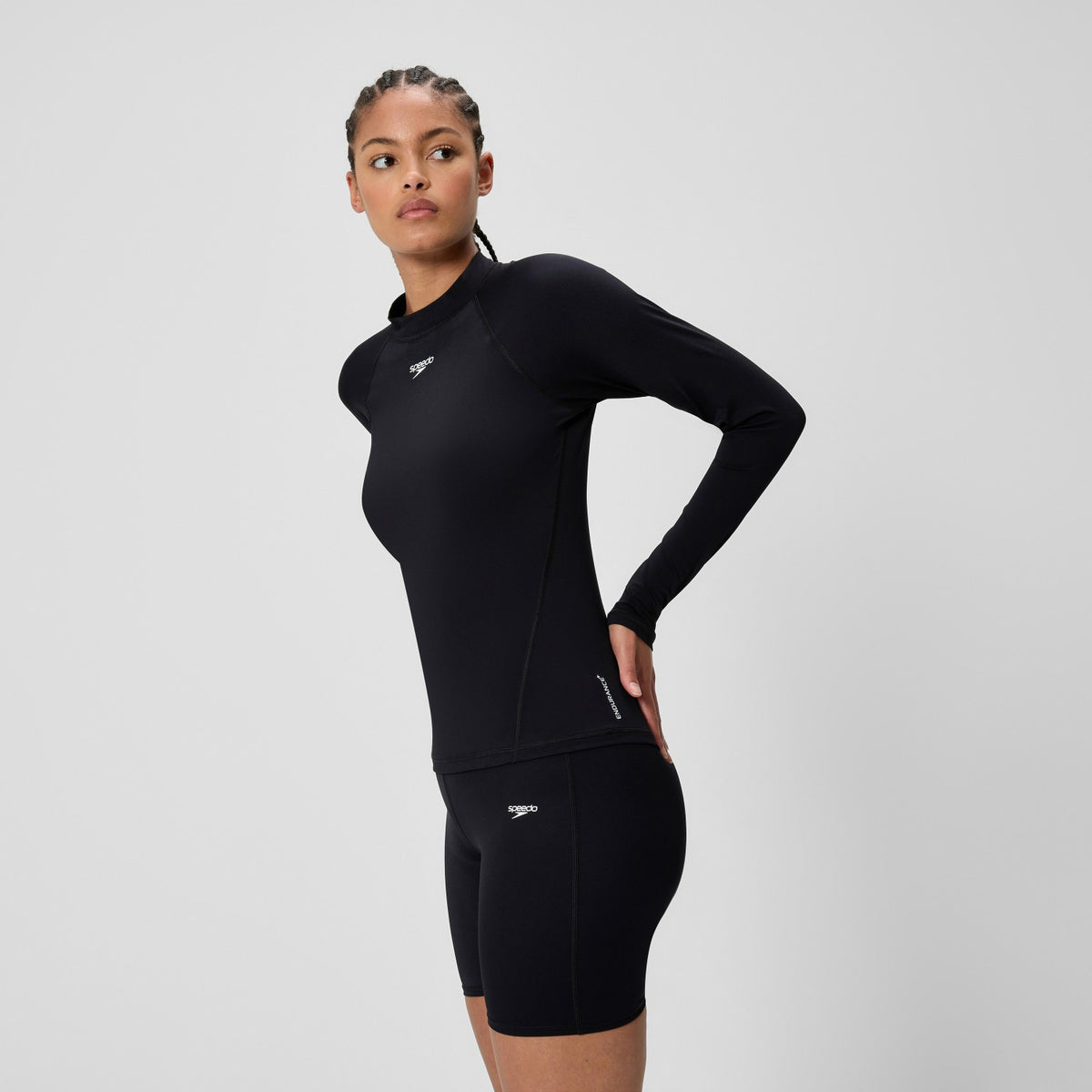 Speedo Endurance+ Long Sleeve Rashguard Black