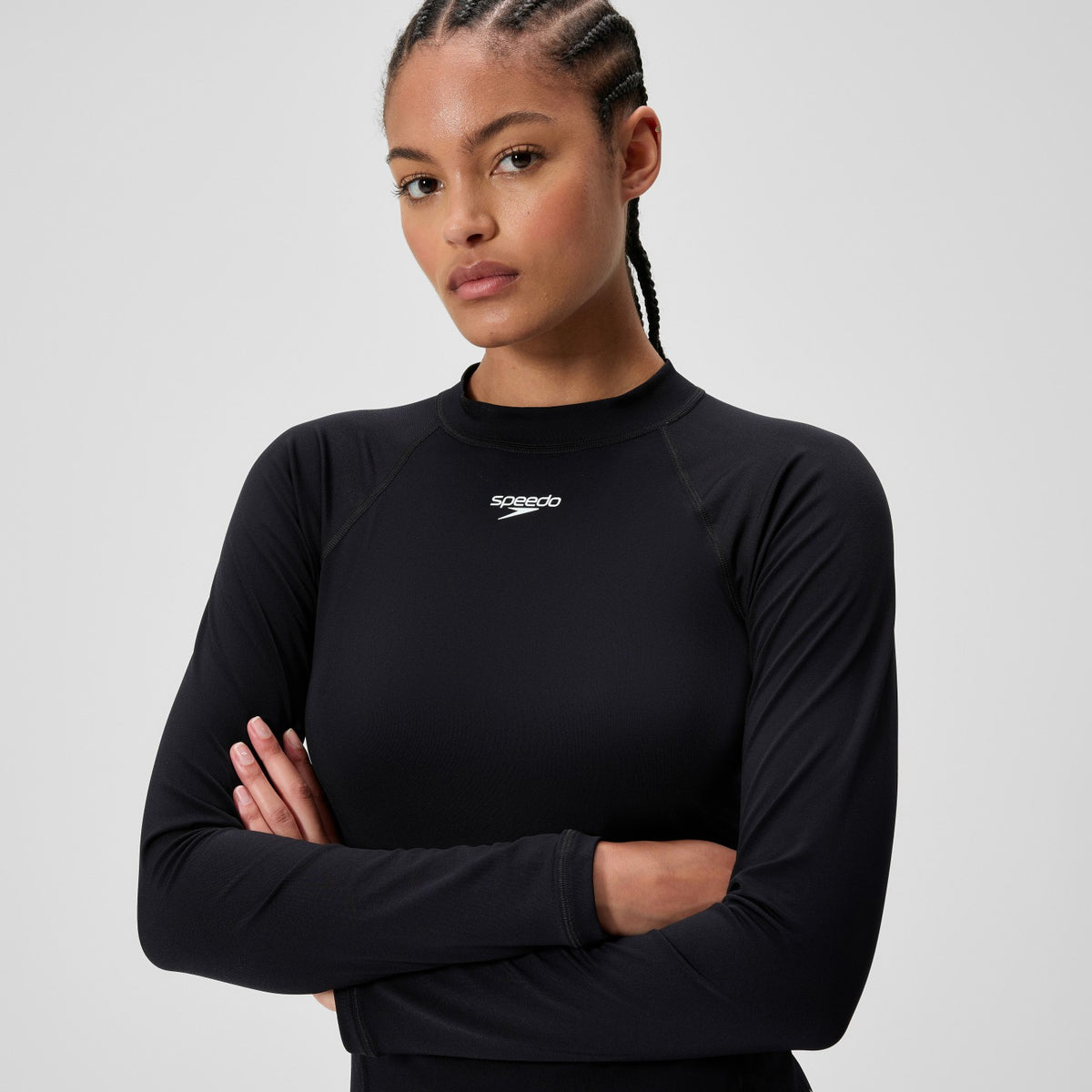 Speedo Endurance+ Long Sleeve Rashguard Black