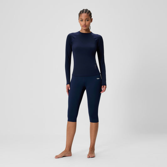 Speedo Endurance+ Three Quarter Swim Legging Navy