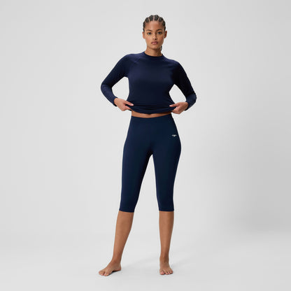 Speedo Endurance+ Three Quarter Swim Legging Navy