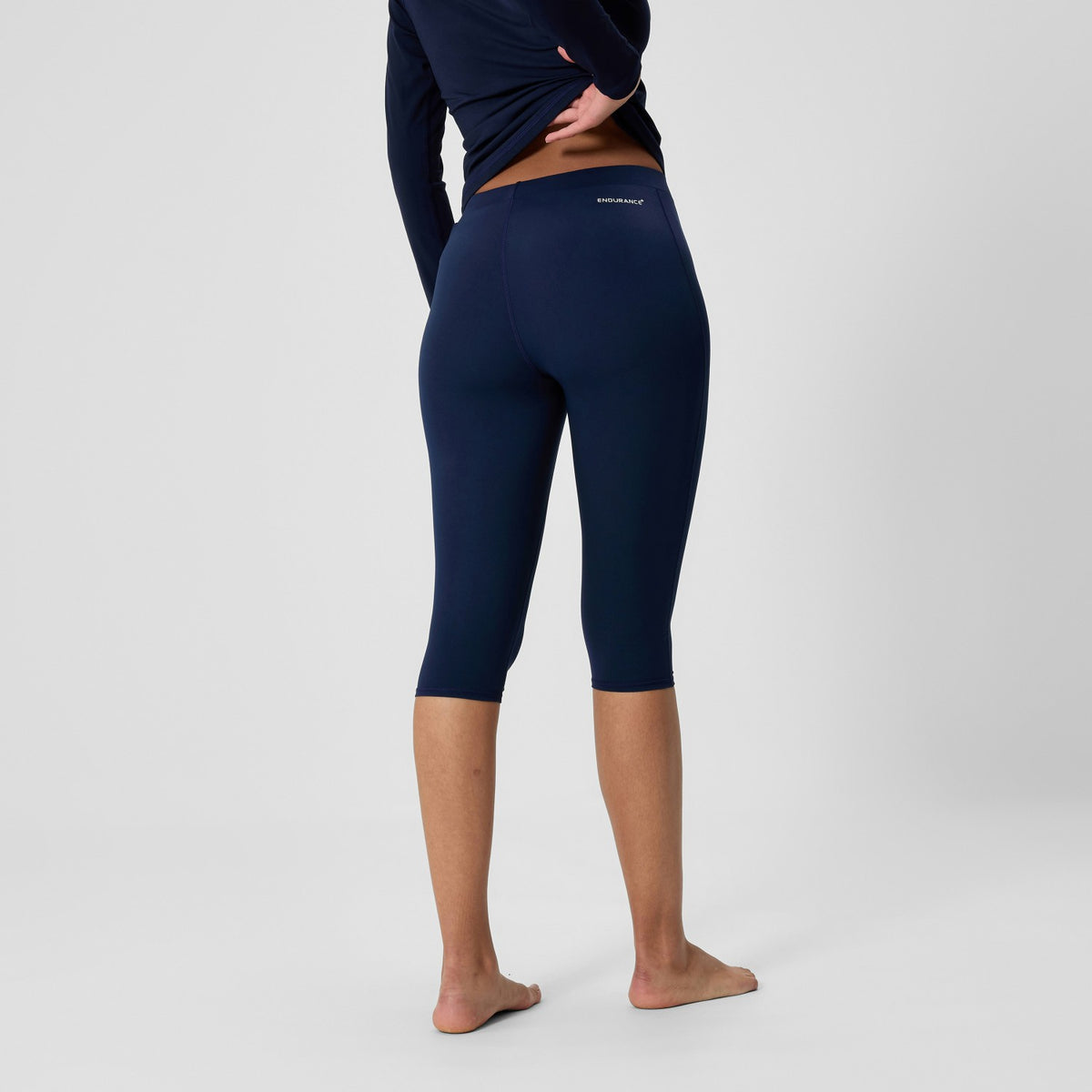 Speedo Endurance+ Three Quarter Swim Legging Navy