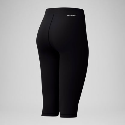 Speedo Endurance+ Three Quarter Swim Legging Black