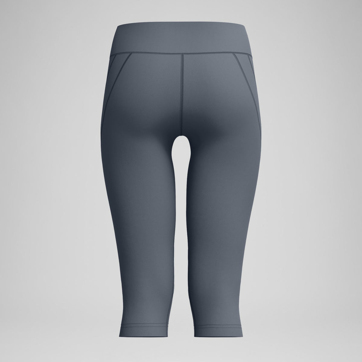Speedo Solid Panel 3/4 Leggings Grey