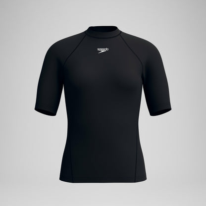 Speedo Endurance+ Short Sleeve Rashguard Black